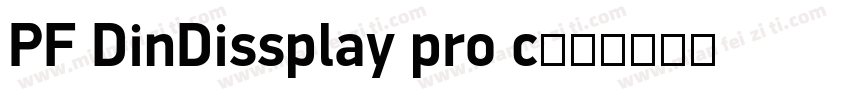 PF DinDissplay pro c字体转换